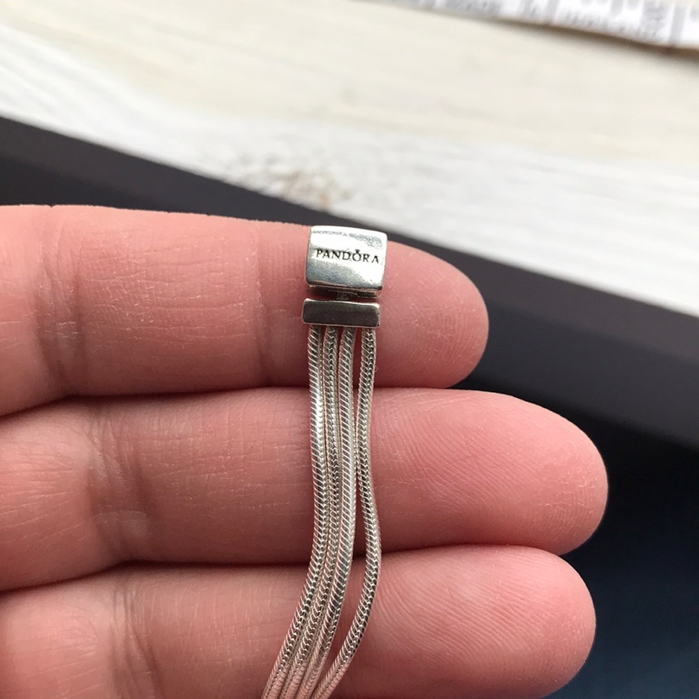 Pandora Reflexions multi snake chain bracelet 6.5 - Picture 16 of 16